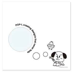 窓付きキャラクター封筒