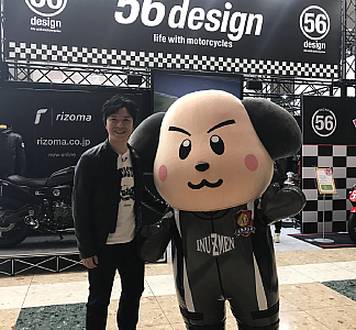 東京モーターサイクルショーの56designブース